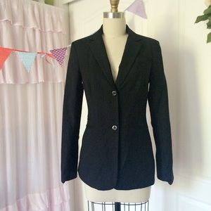 Saba Black Wool Blazer